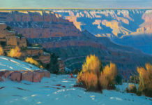Featured Artwork: Robert Goldman presented by Grand Canyon Celebration of Art Oil painting of the Grand Canyon