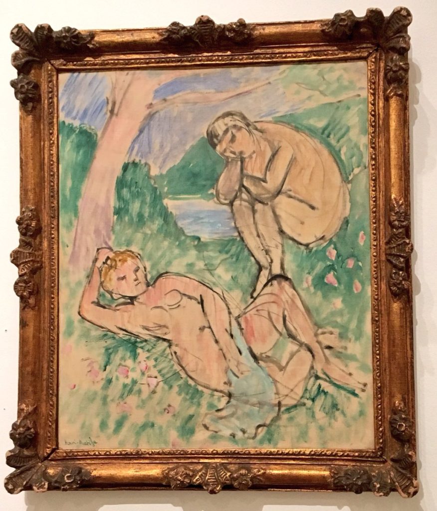 Henri Matisse (1869–1954), “Nymph and Faun,” c. 1911, oil on canvas, 28 ¾ x 23 ¼ in., National Gallery of Denmark © 2021 Succession H. Matisse, Artists Rights Society, New York