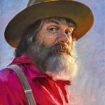 A Direct Connection Painting portraits - Tony Pro, "Dusty Pete," 16 x 12 in.
