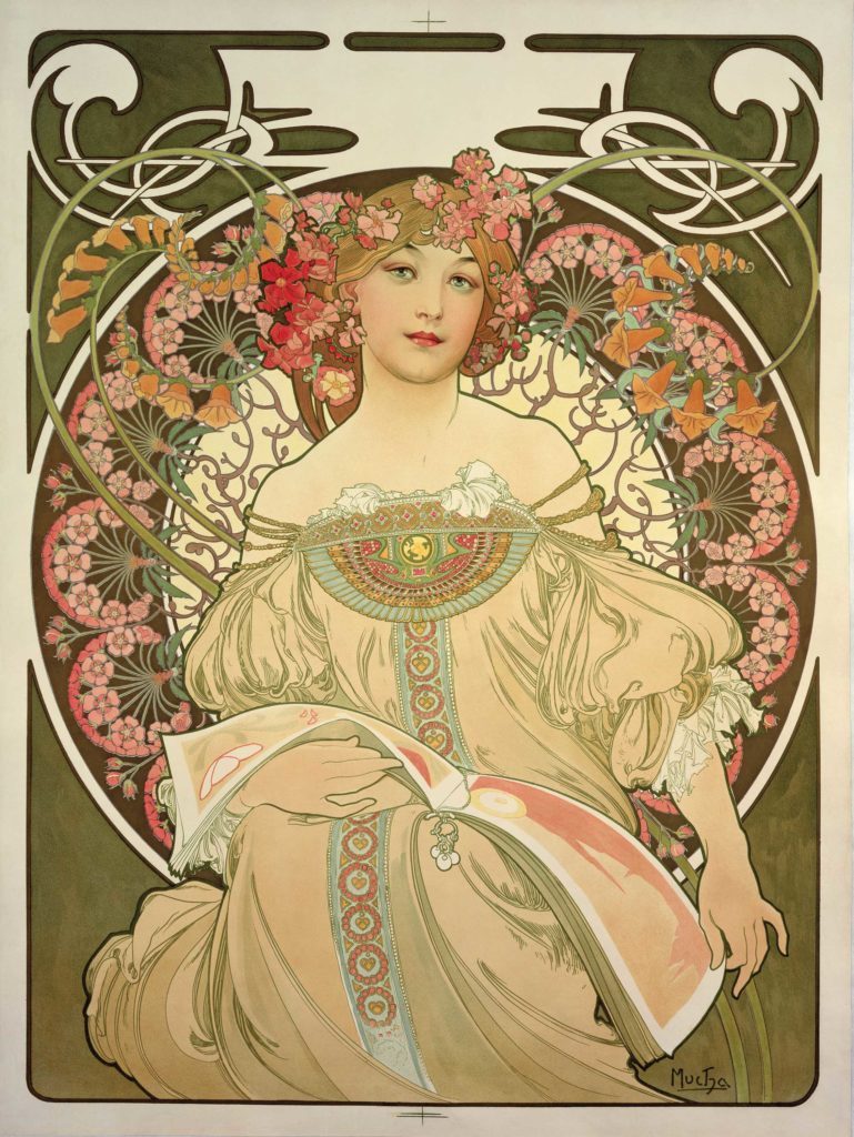 Art Nouveau lithograph