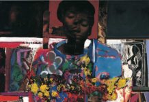 Icons of Nature and History David Driskell (1931–2020), "Woman with Flowers"