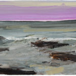 The Beckoning Sea Timothy Wilson, "Sunset," 5 x 7 inches, Oil on panel