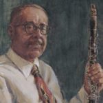 Family Reunion: Portrait Paintings by Timothy J. Clark TIMOTHY J. CLARK (b. 1951), "Dr. Michael White," 2020, watercolor on paper, 24 1/4 x 18 1/2 in., available through the artist