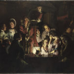 Science and the Sublime Joseph Wright of Derby, "An Experiment on a Bird in the Air Pump" painting