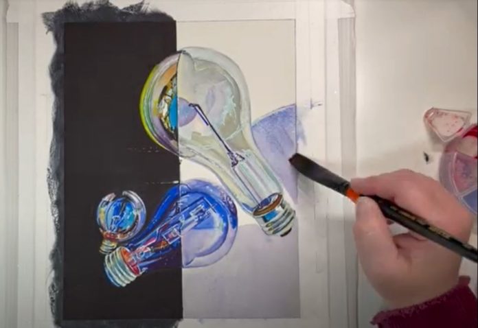 Carrie Waller Watercolor Live