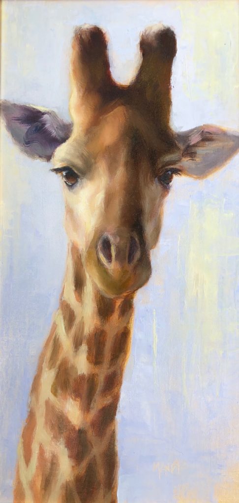 Paintings of giraffes