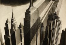 Gaze Up, Look Down, Move with Speed Etchings of New York City