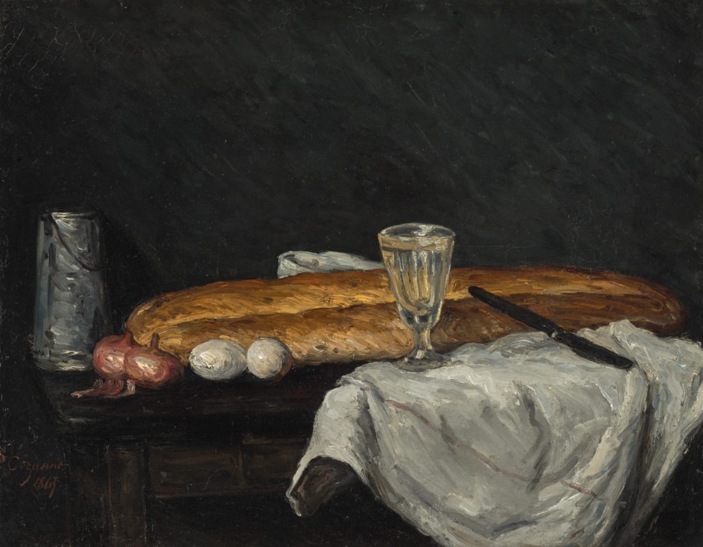 Impressionism still life painting - Cezanne
