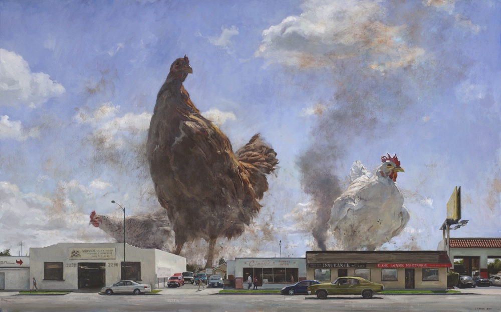 John Brosio, "State of the Union," 41 x 66 inches, Oil on linen