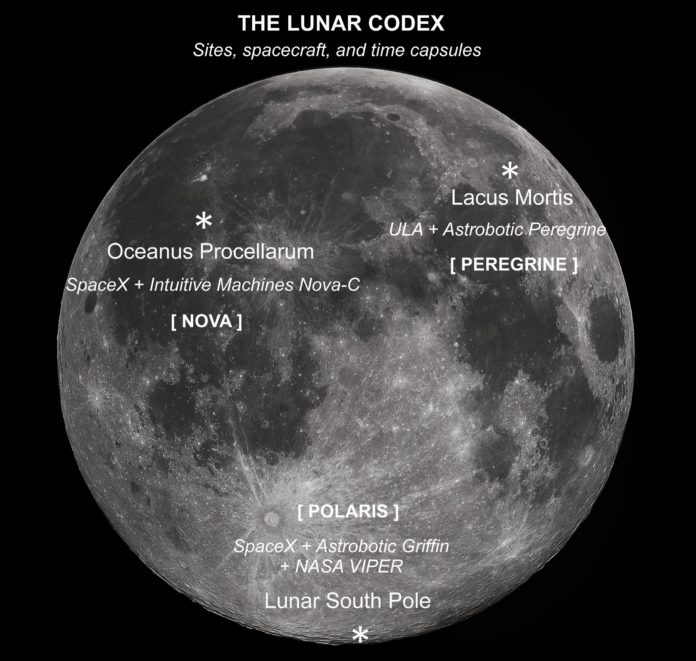 Art on the Moon - Lunar Codex