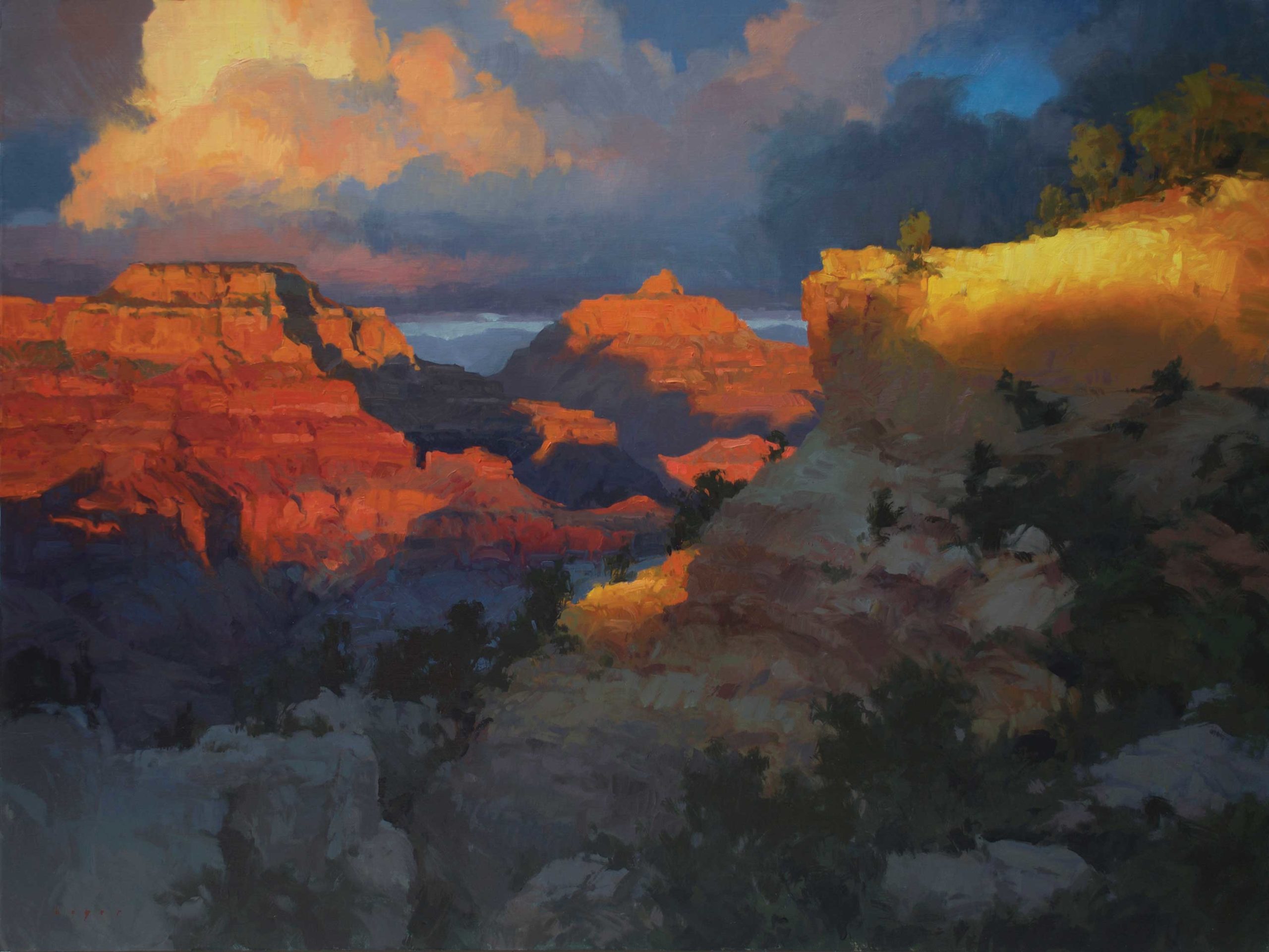 Paintings of National Parks - Grand Canyon