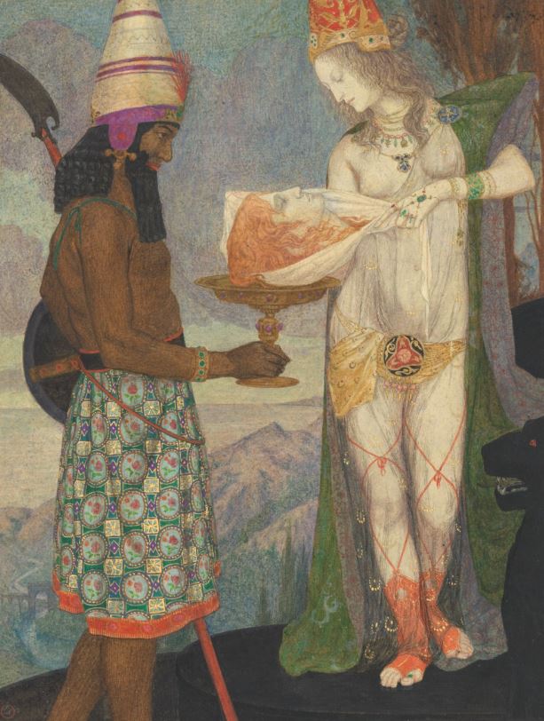 art auction - "Salome with the Head of St. John the Baptist" by Maxwell Ashby Armfield, RWS (1881-1972), lot 5