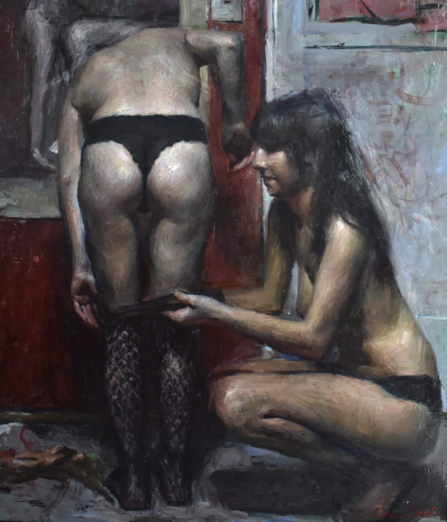 contemporary realism figure painting