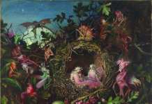 Middle Ages Art: Castles to Cathedrals, Knights to Damsels Middle Ages Art - John Anster Fitzgerald (1823–1906), "Fairies in a Bird’s Nest"