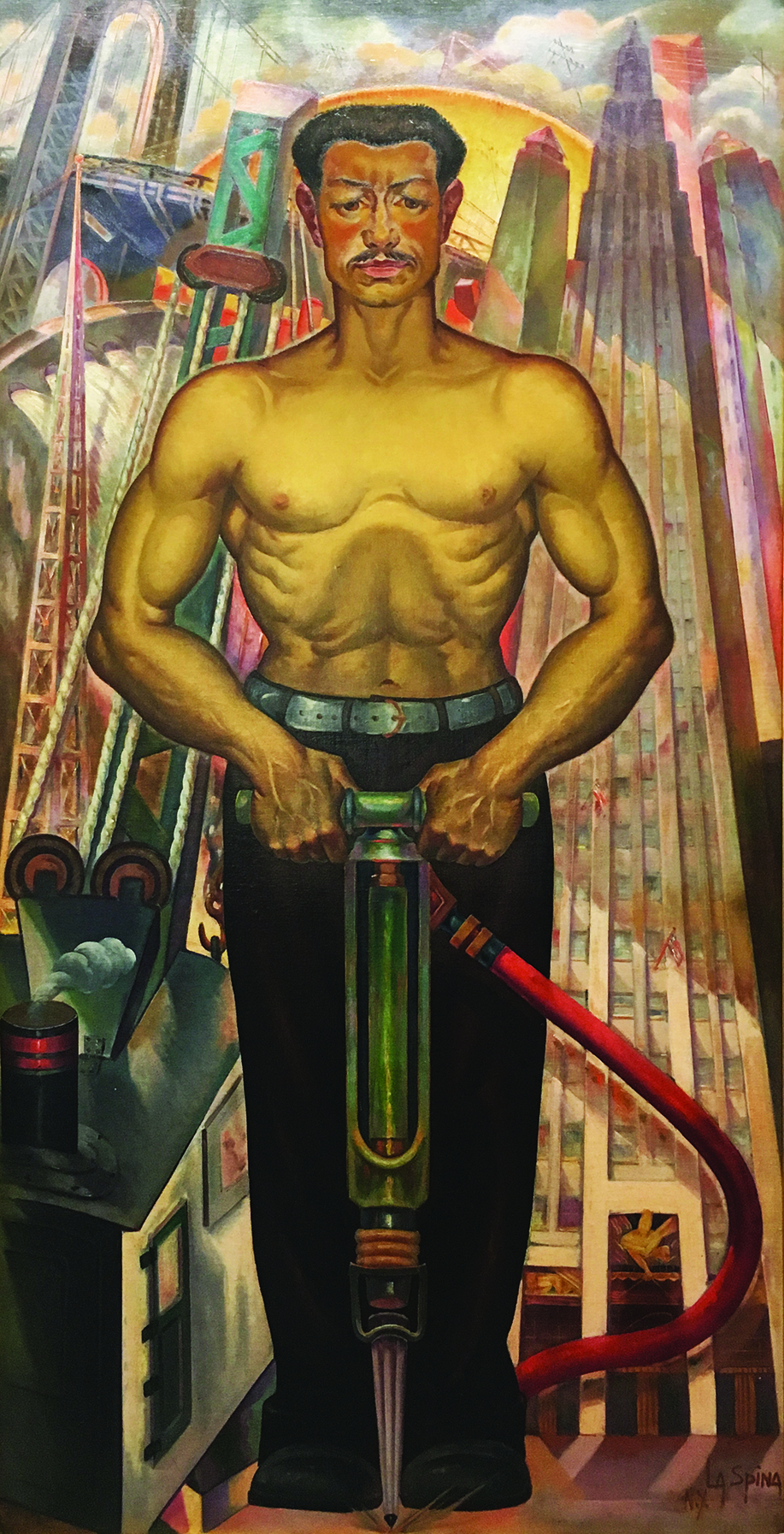 "Jackhammer" painting