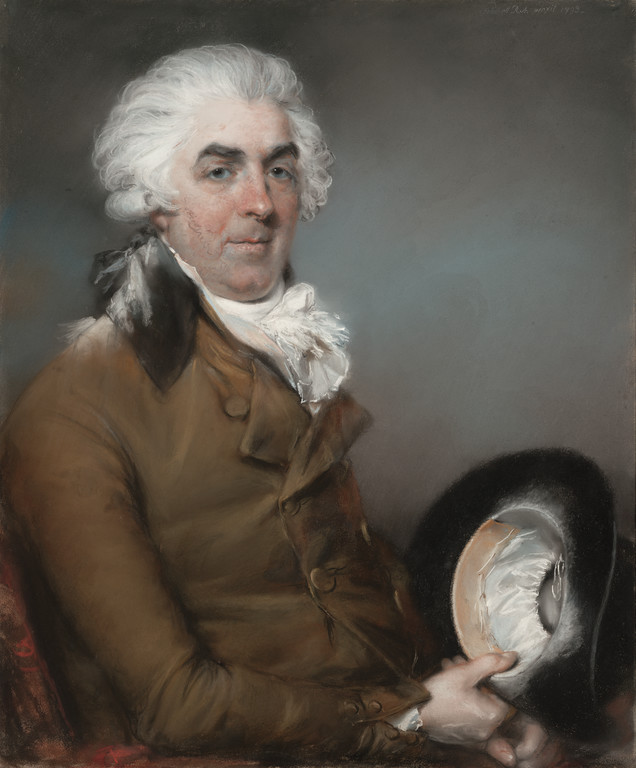 "Portrait of George de Ligne Gregory (1740-1822)," 1793, John Russell (English, 1745-1806), pastel on paper, laid on canvas, 75.9 x 63.2 cm, Getty Museum, 2001.77