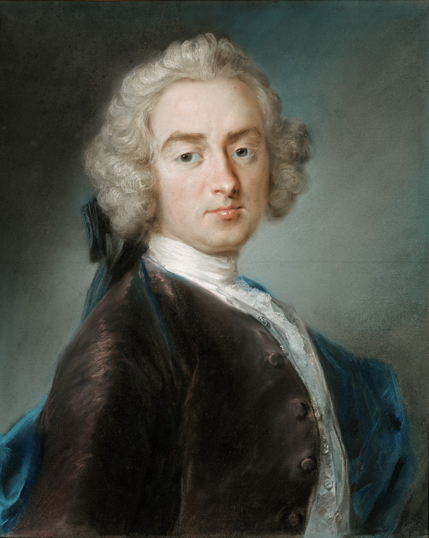 Portrait of Sir James Gray pastel painting by Rosalba Carriera