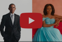 Obama Portraits Unveiled at White House Barack and Michelle Obama portraits