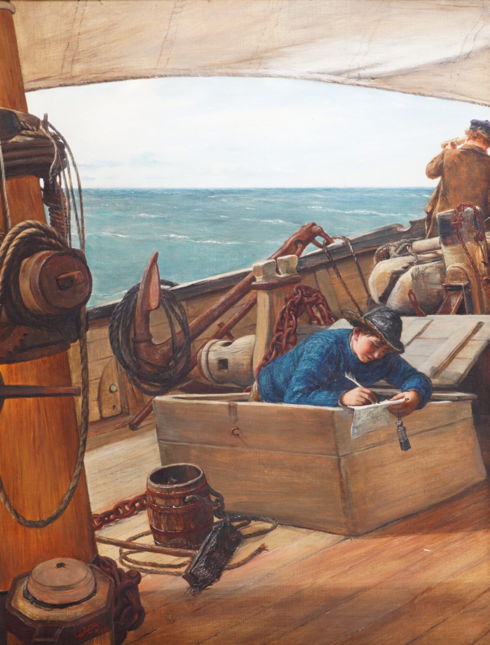 art auction - "The Ship Boys Letter" by James Clarke Hook