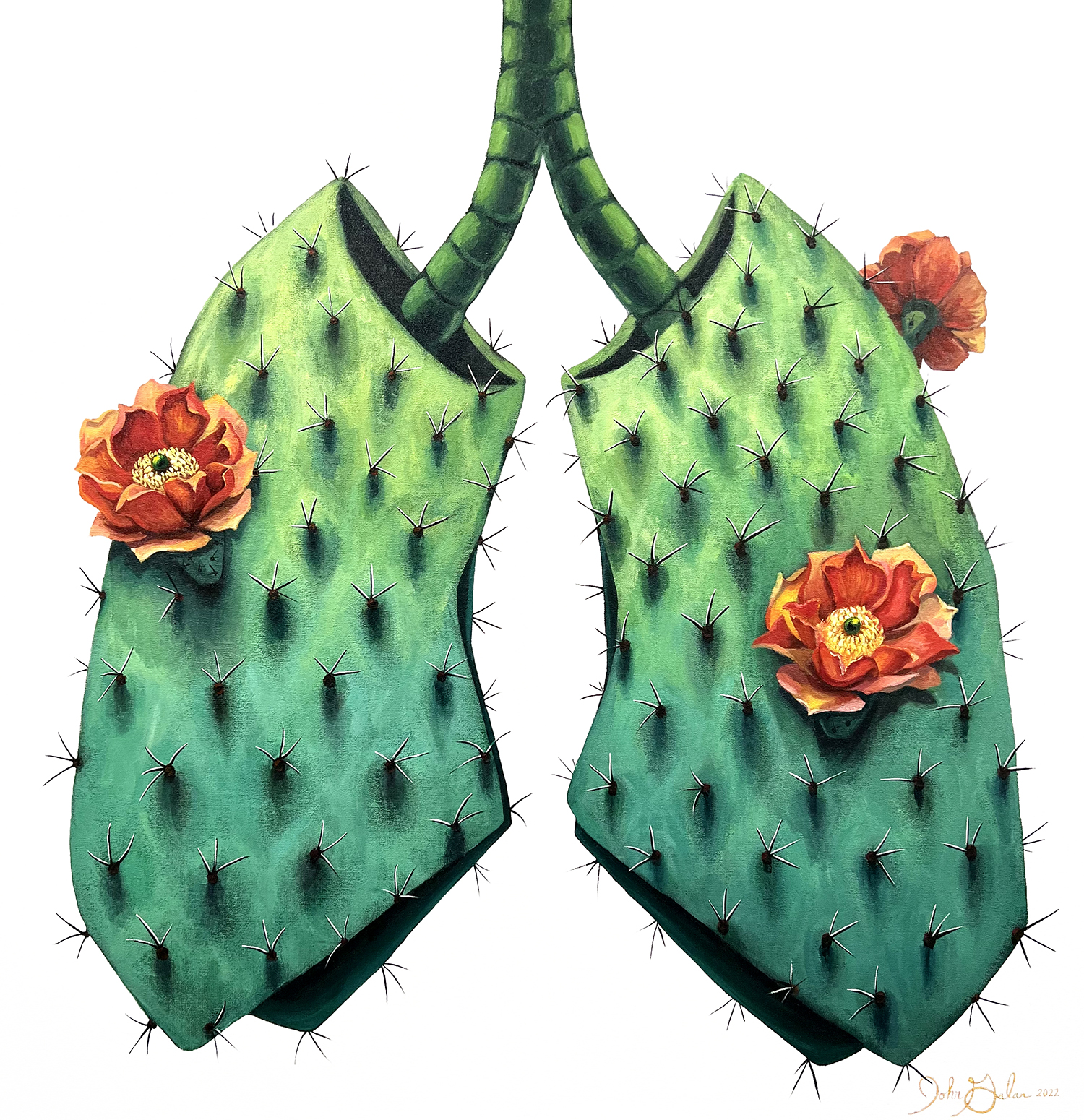 Painting of a cactus