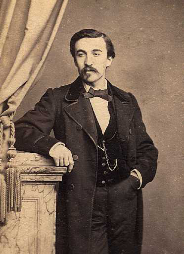 Photograph of the French artist Emile Munier, circa 1860