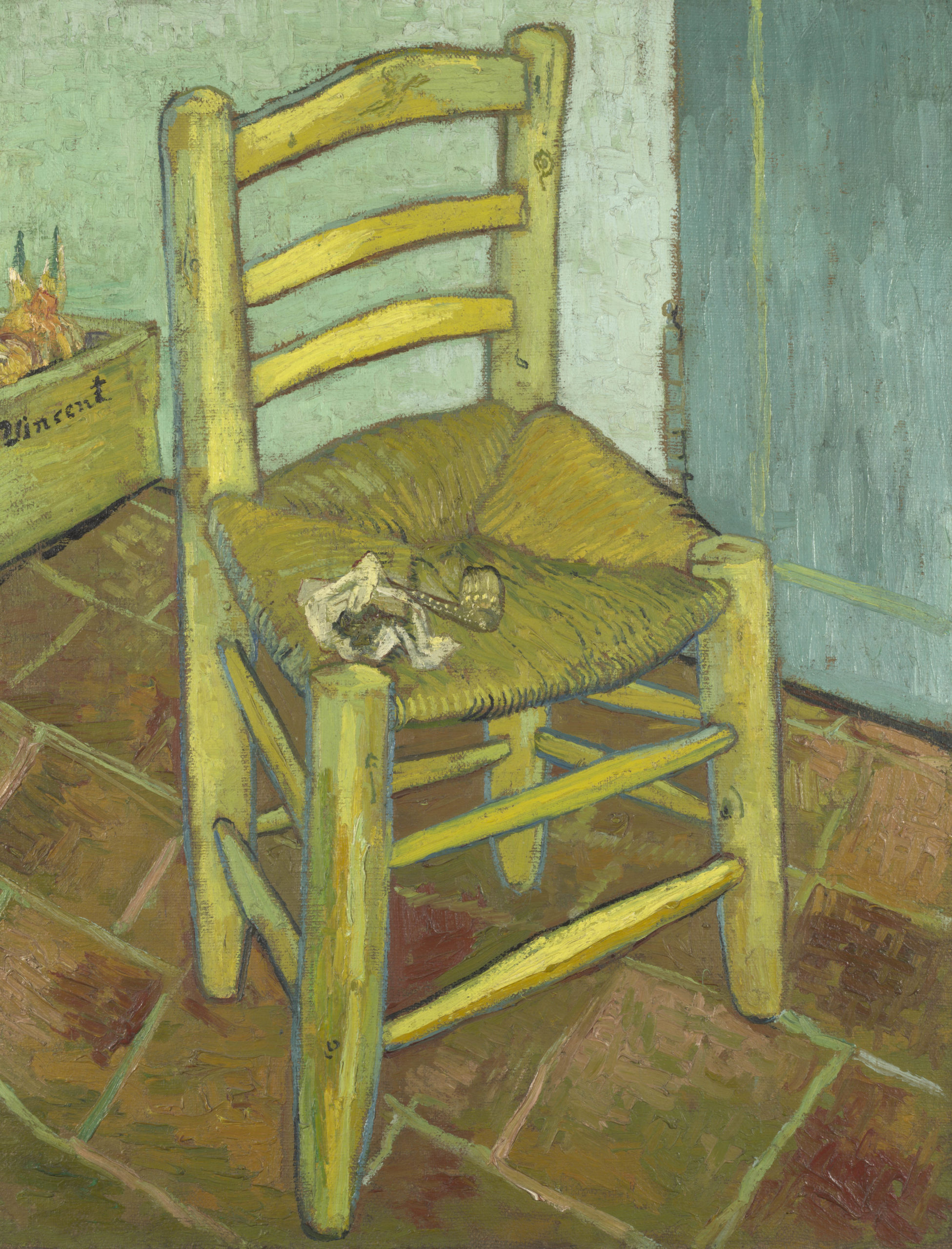Vincent van Gogh paintings, "Van Gogh's Chair, 1888," 1888