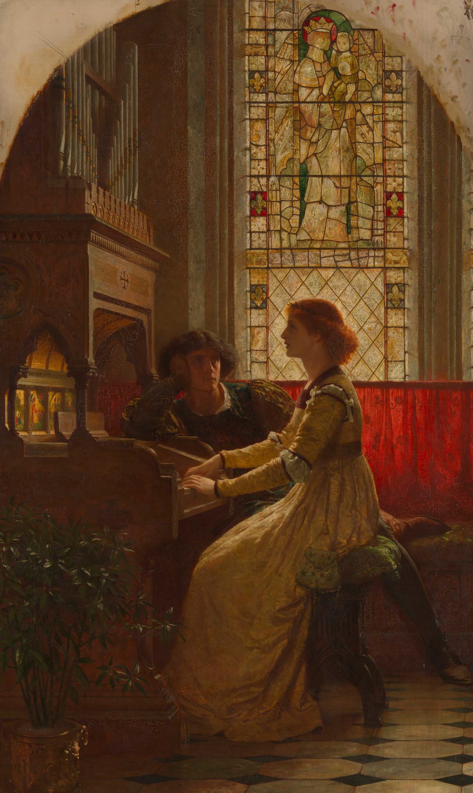 Frank Dicksee, "Harmony," 1877, oil on canvas, Tate