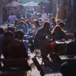 Late Afternoon in Spain PleinAir Salon - Luis Azon, “Late Afternoon in Spain,” 52 x 52 in., oil