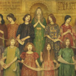 Modern Pre-Raphaelite Visionaries Modern Pre-Raphaelite Visionaries - Thomas Cooper Gotch, Alleluia, exhibited 1896, oil on canvas, Tate