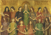 Modern Pre-Raphaelite Visionaries Modern Pre-Raphaelite Visionaries - Thomas Cooper Gotch, Alleluia, exhibited 1896, oil on canvas, Tate
