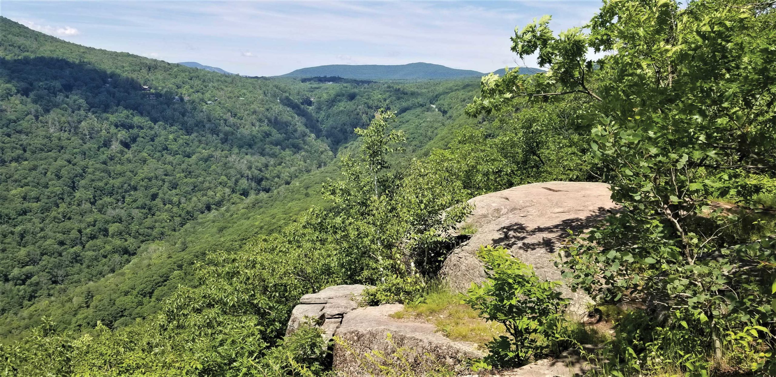 Fig. 10: Inspiration Point, looking west in Kaaterskill Clove