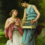 American Made: From the DeMell Jacobsen Art Collection Art collection - Elizabeth Jane Gardner Bouguereau (1837–1922), "La Captive," c. 1883, oil on canvas, 68 x 47 in.