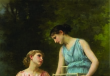 American Made: From the DeMell Jacobsen Art Collection Art collection - Elizabeth Jane Gardner Bouguereau (1837–1922), "La Captive," c. 1883, oil on canvas, 68 x 47 in.