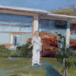 Something Had to Change artistic process - Chelsea James, "Anna," 12 x 12 inches, Oil on panel