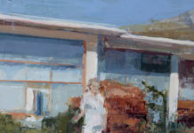 Something Had to Change artistic process - Chelsea James, "Anna," 12 x 12 inches, Oil on panel