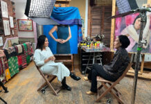 Watch: Artist Sharon Sprung on the TODAY Show Artist Sharon Sprung (right) with Sheinelle Jones (left) of NBC