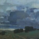 Small Works, Big Results: AIS 2023 Showcase Erin Spencer, Sky over the Sakonnett, Oil, 10 x 10