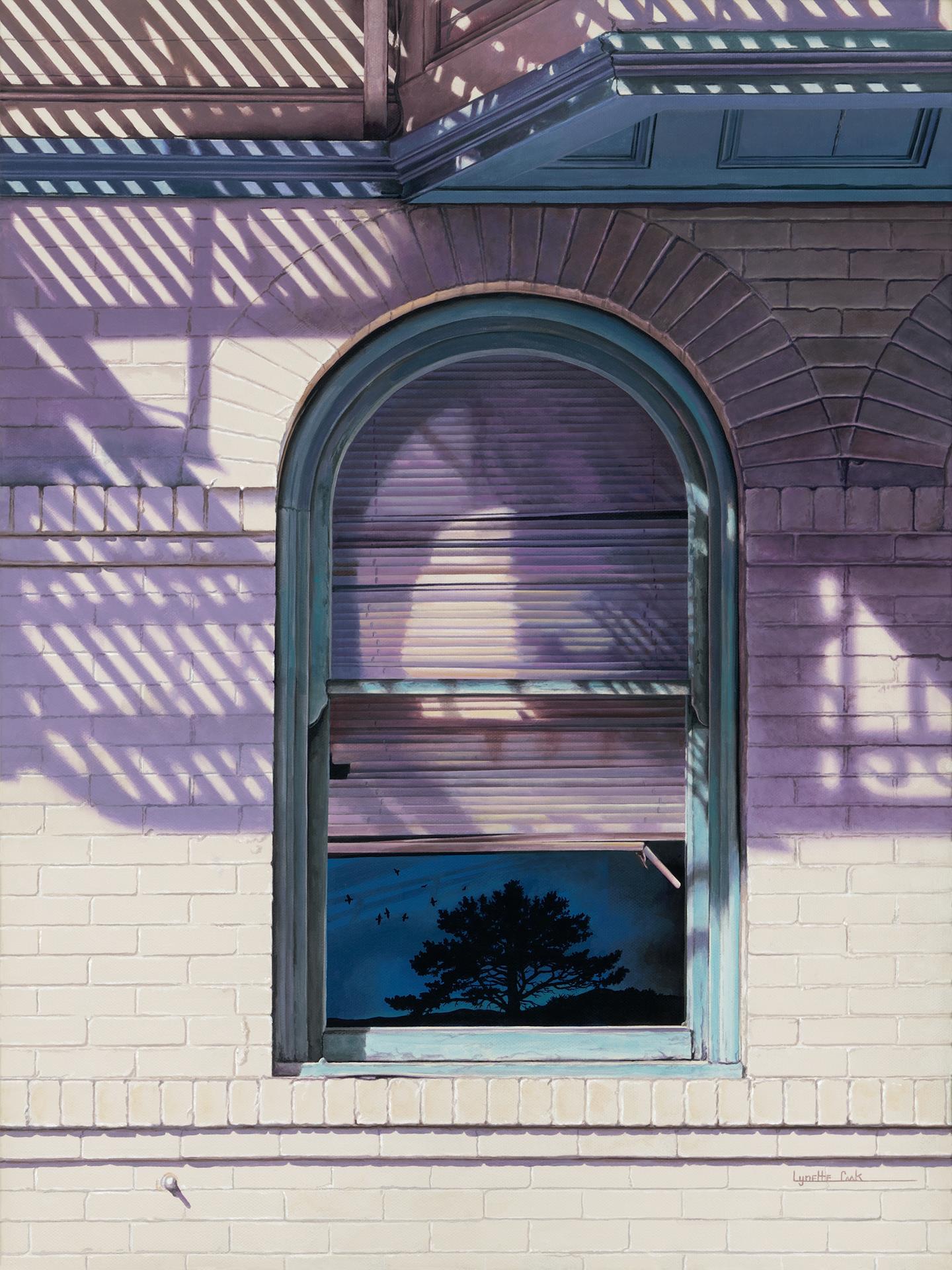 Lynette Cook, "Window to My Soul," acrylic, 24 x 18 in.