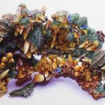 A Living Curiosity Chamber Michael Weiss (b. 1991), "Specimen I," 2020, acrylic on panel, 12 x 16 in., available through the artist