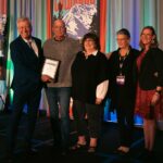 CW Mundy Receives Lifetime Achievement Award from PleinAir Magazine Eric Rhoads, CW Mundy, Kelly Kane, Rebecca Mundy, and Cherie Dawn Haas