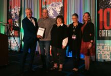 CW Mundy Receives Lifetime Achievement Award from PleinAir Magazine Eric Rhoads, CW Mundy, Kelly Kane, Rebecca Mundy, and Cherie Dawn Haas