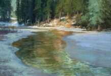 Results: Shades of Gray II Best in Show: Kim Lordier, "Kinda Like Diamonds in the Sky," pastel on archival board, 20 x 24 in.