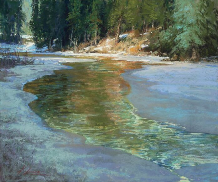 Best in Show: Kim Lordier, "Kinda Like Diamonds in the Sky," pastel on archival board, 20 x 24 in.