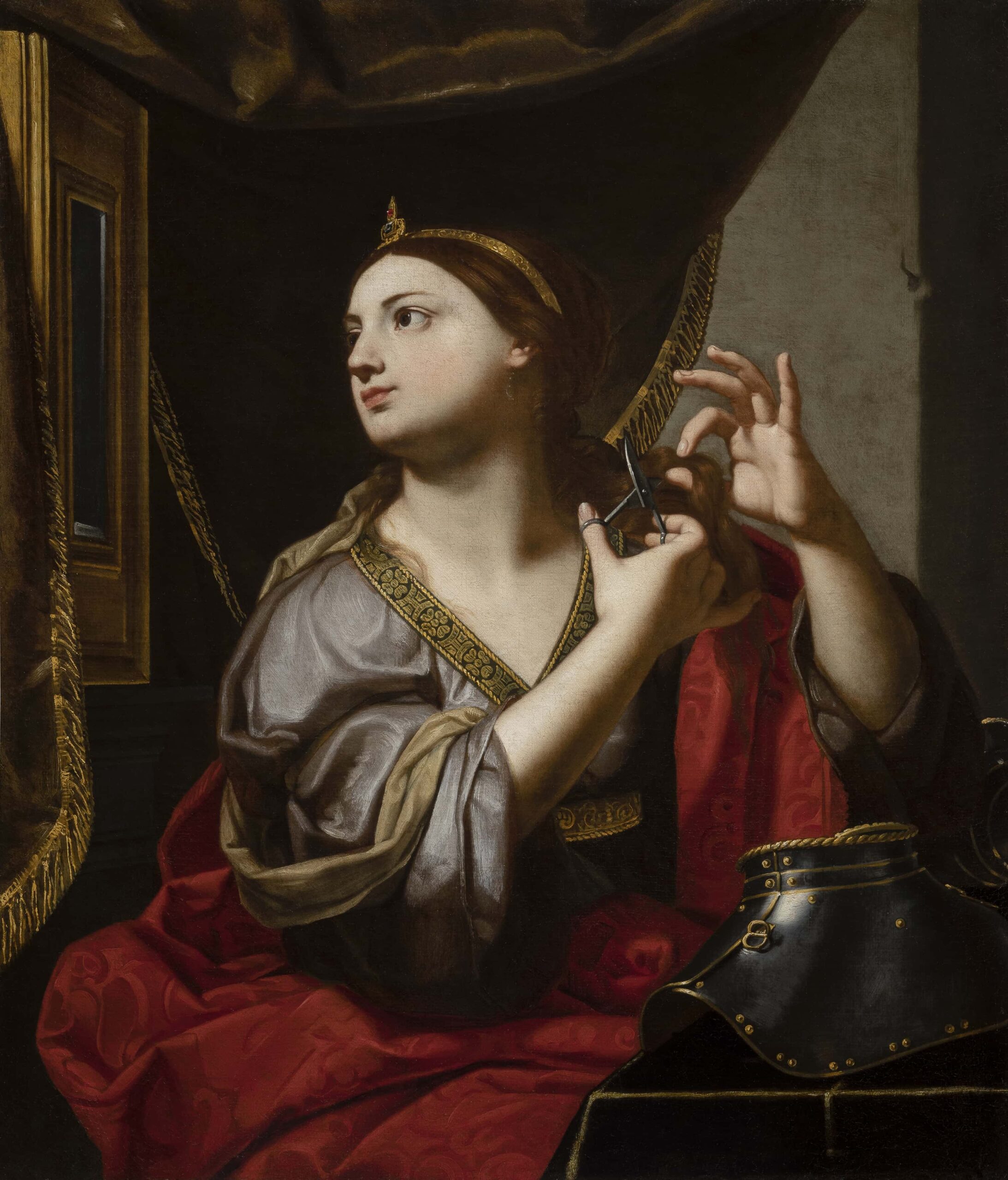 London Art Week - Michele Desubleo (1602-1676), "Berenice," Maubeuge, Parma, 1660 c., Oil on canvas, 99.5 × 84.5 cm. (39 ⅓ × 33 ¼ in.), Maurizio Nobile Fine Art