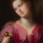 2023 London Art Week London Art Week - Domenico Puligo (1492-1527), "Saint Catherine of Alexandria," c. 1522-1527, Oil on panel, Moretti Fine Art