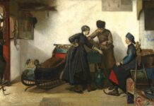 Christoffel & Kate Bisschop: Longing for the Past Christoffel Bisschop (1828-1904), "Winter in Friesland," c. 1876, oil on canvas, 31 4/5 x 53 in., Fries Museum