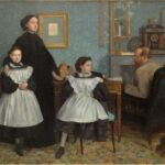 Manet, Degas – Friends, Rivals Degas - Family Portrait painting