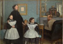 Manet, Degas – Friends, Rivals Degas - Family Portrait painting