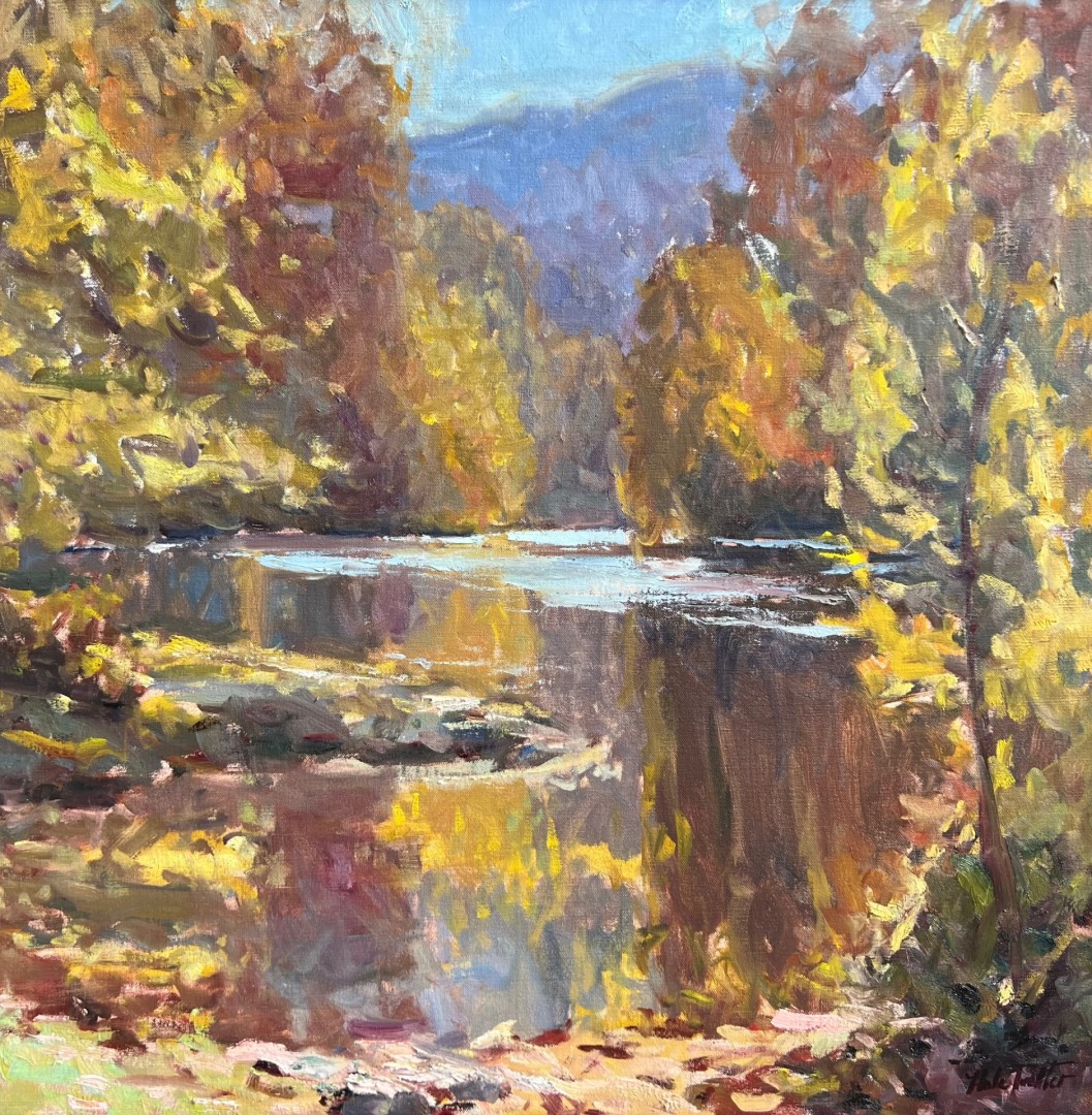 PleinAir Magazine's 13th Annual PleinAir Salon Art Competition July Winner Hale Trotter A Fine Day Water Second Place Overall