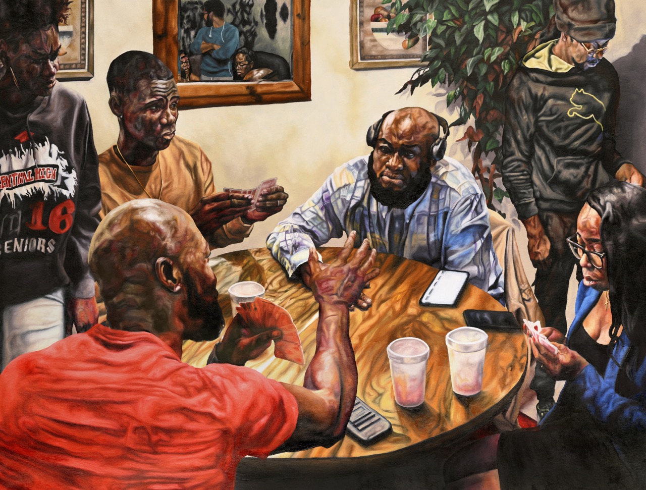 Narrative art - "Talkin' Across the Table" by Tim Short